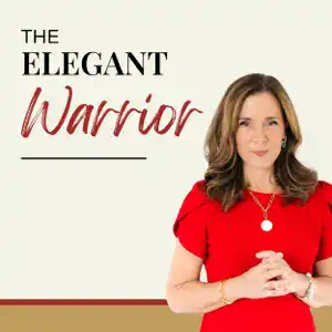 Elegant woman in red dress showcasing confidence and professionalism for personal branding and coaching services.